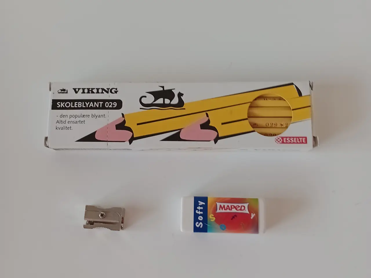 Billede 1 - Blyantspidser og viskelæder. Nye!