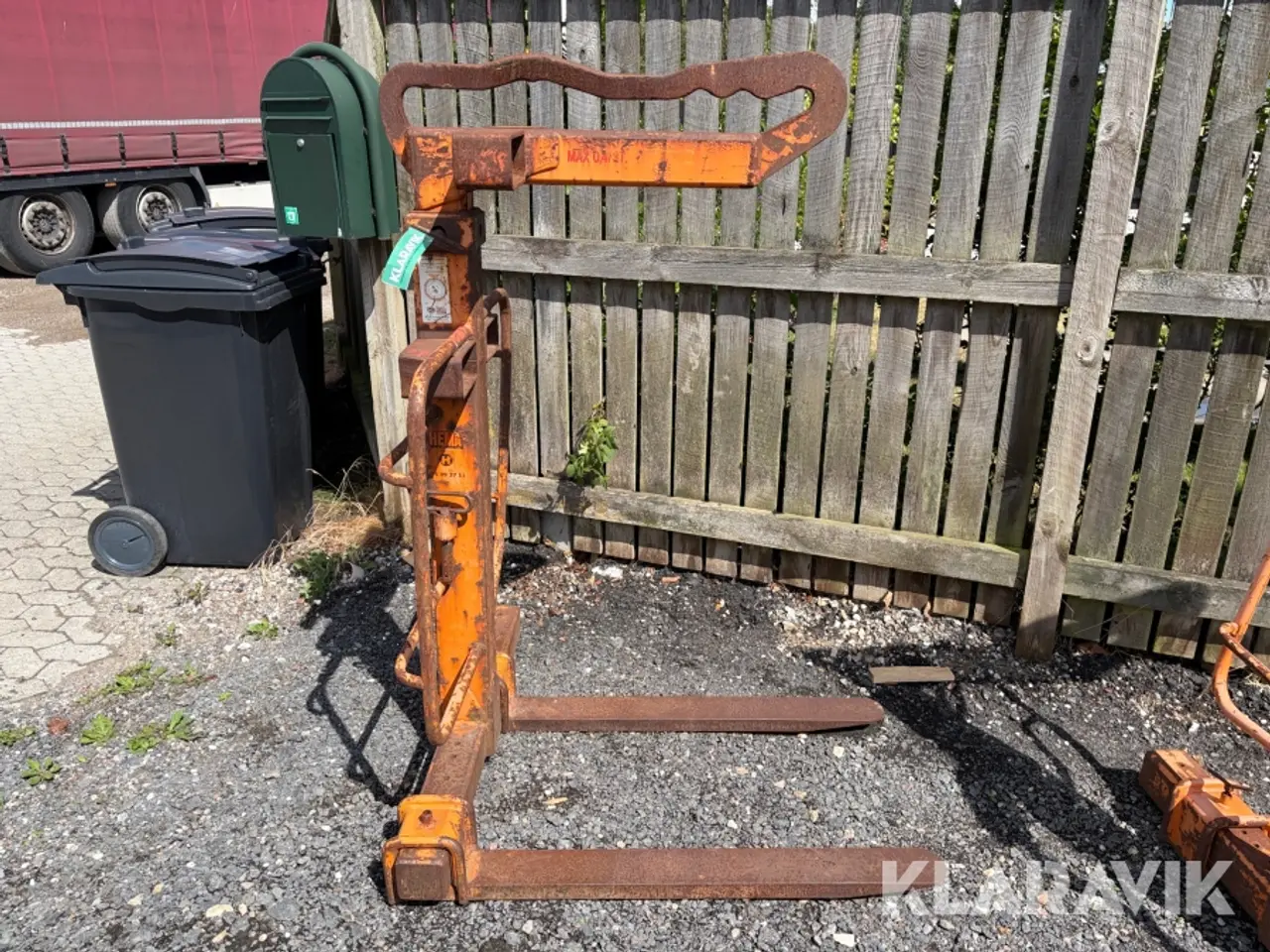 Billede 2 - Pallegaffel HEMA 3637946 til kran