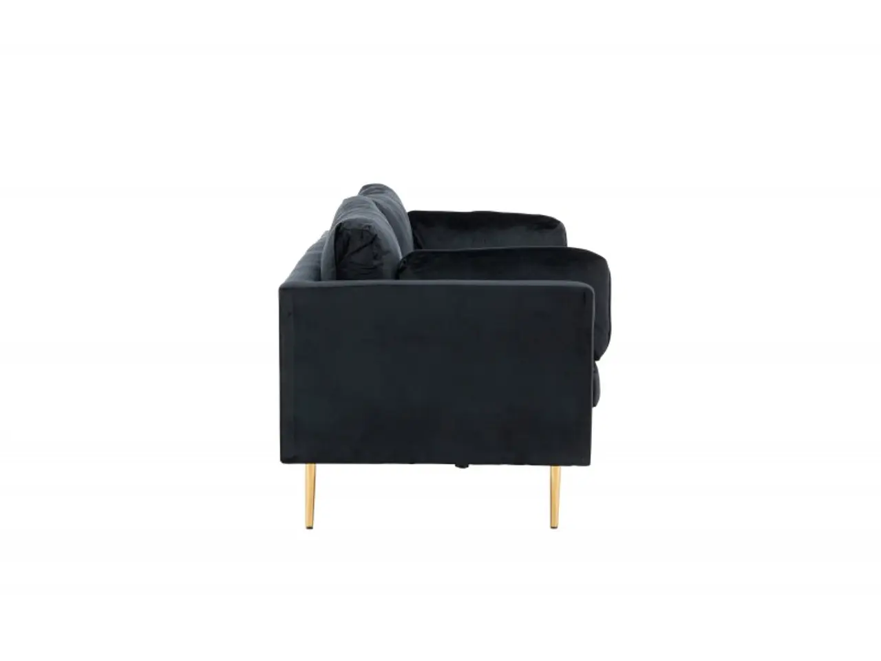 Billede 1 - Boom 3 personers Sofa  - Sort og Messing