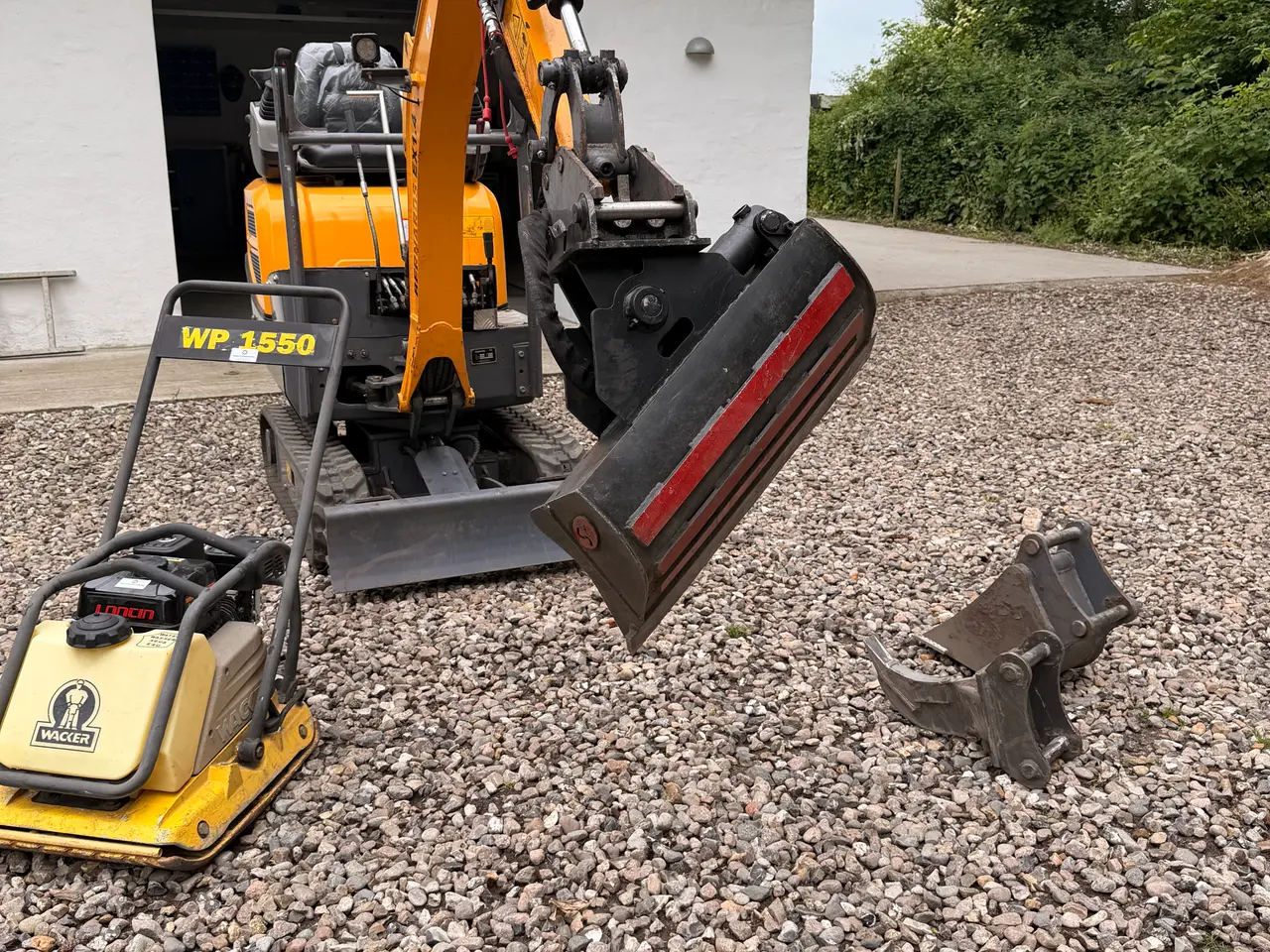 Billede 1 - Mini graver Yanmar 3 cylinder diesel med Joystick