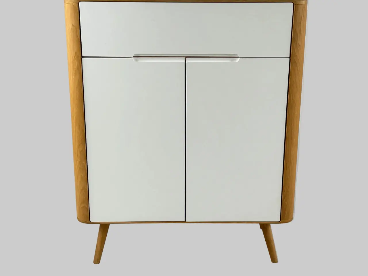 Billede 3 - Gazzda Ena Skab – Hvid/Natur 90x42x110 cm
