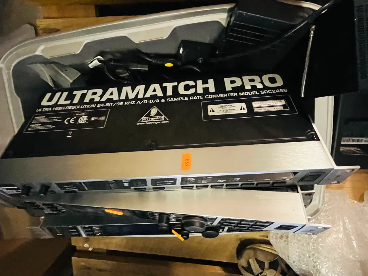 Billede 2 - Lydudstyr: Behringer Ultramatch Pro SRC2496 & Ultra-Curve Pro DEQ2496 (Rack)