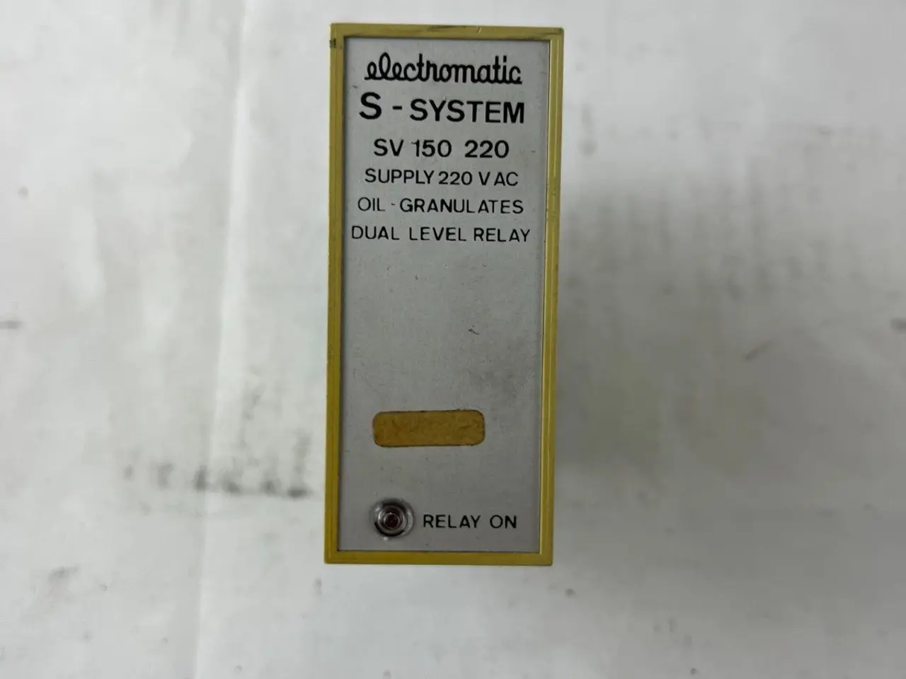 Billede 3 - Electromatic SV150 220 Dual Level Control relæ