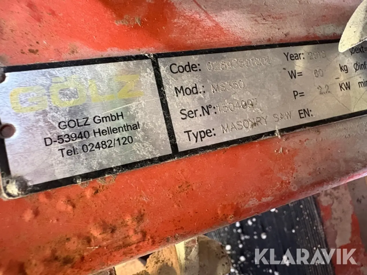 Billede 6 - Fliseskære Golz Ms350