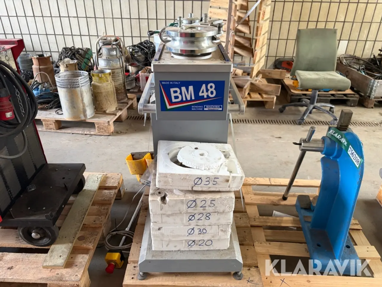 Billede 6 - Rørbukker Mackma Bm48e elektrisk med Matriser