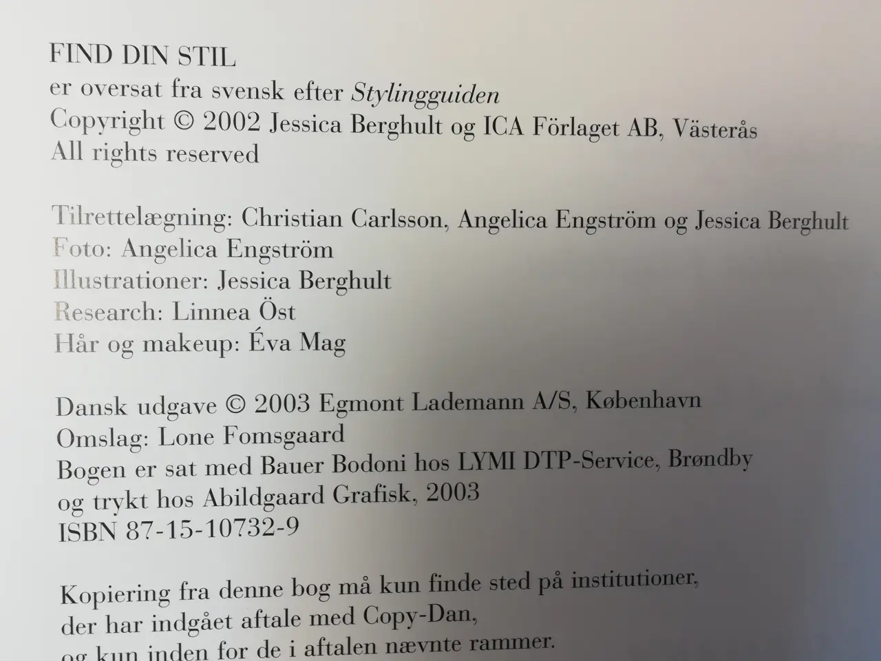 Billede 2 - Find din stil, af Jessica Berghult