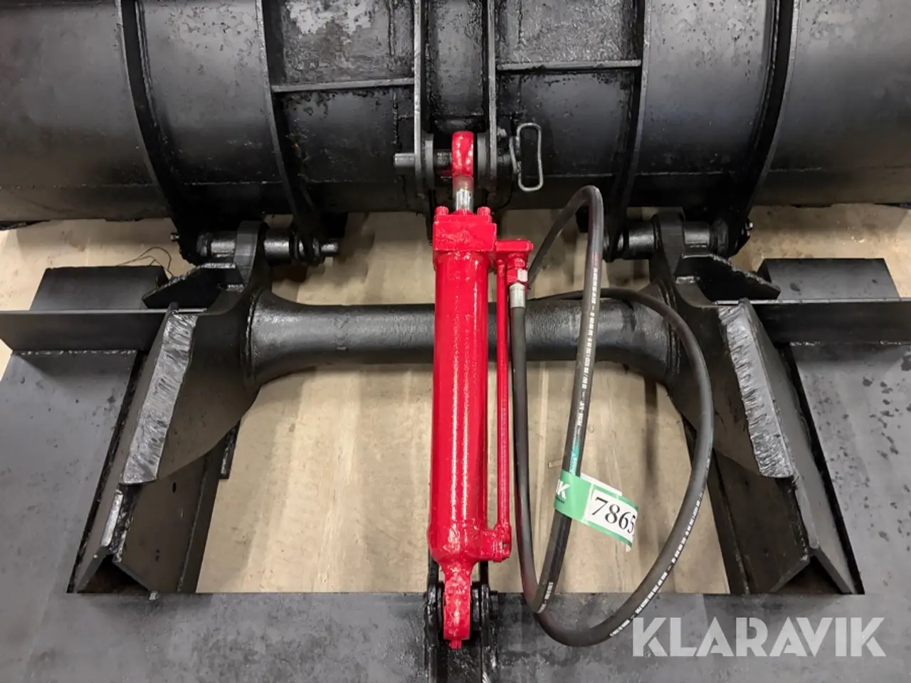 Billede 10 - Truckskovl Speciallavet til gaffelmontering, med hydraulisk tip