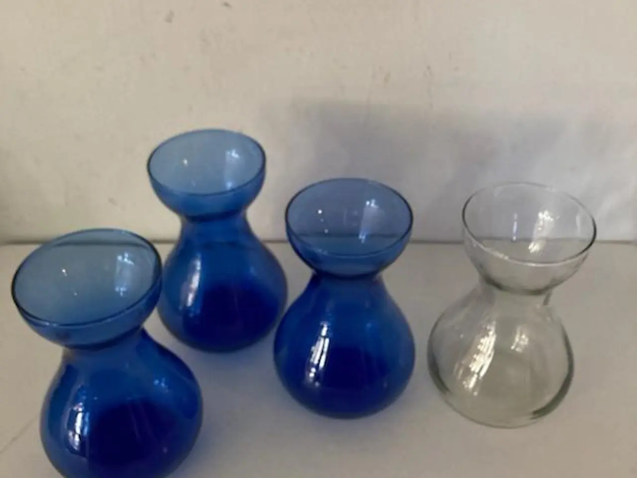 Billede 1 - 4 Hyacint glas - samlet pris