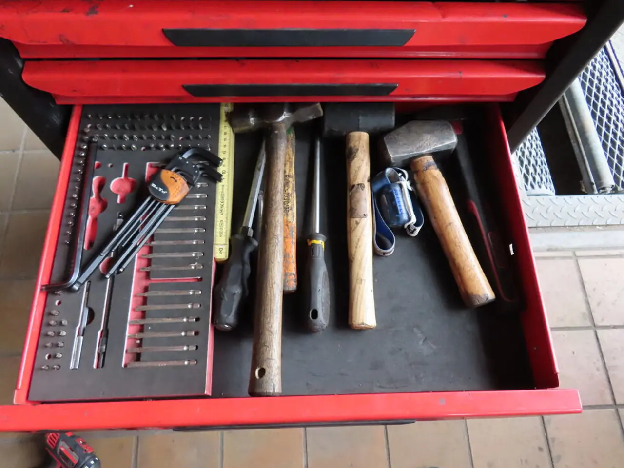 Billede 5 - Værkstedsrullevogn med indhold KS TOOLS