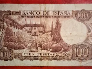 SPANIEN SPAIN 100 PESETAS 1970 BEDRE SERIE!