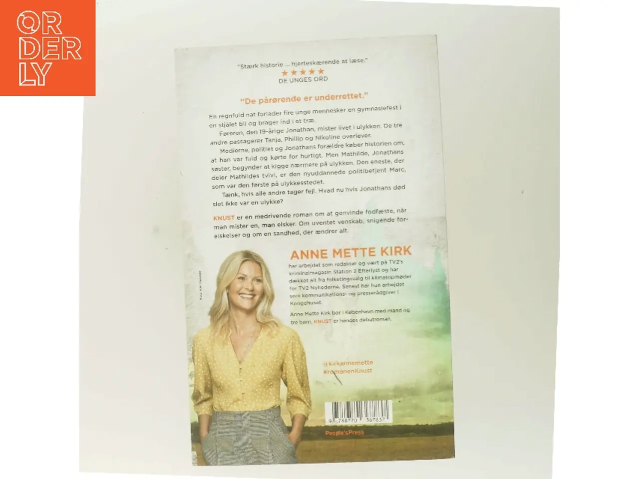 Billede 3 - Knust : roman af Anne Mette Kirk (Bog)