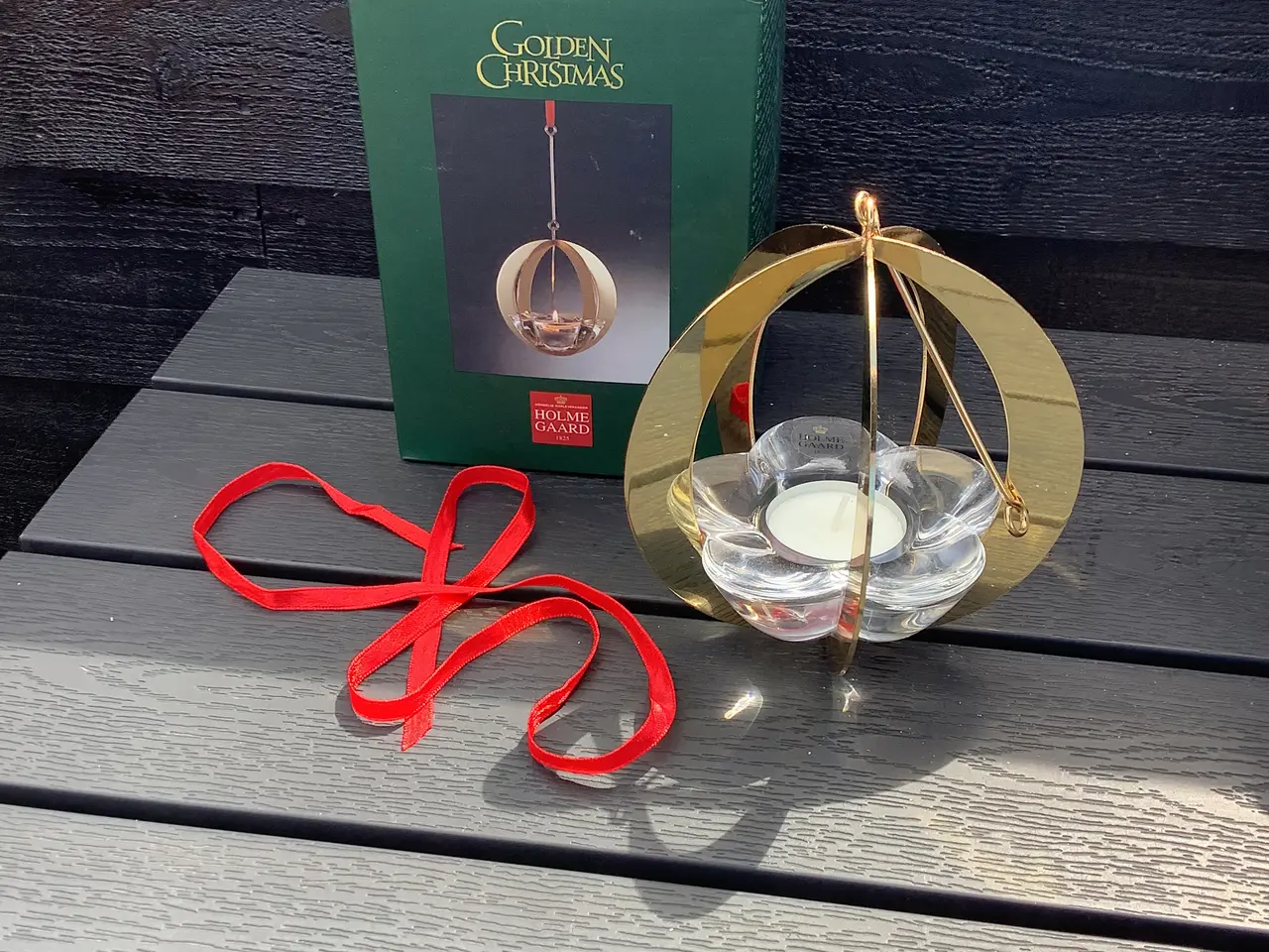 Billede 1 - Holmegaard Golden Christmas ophæng