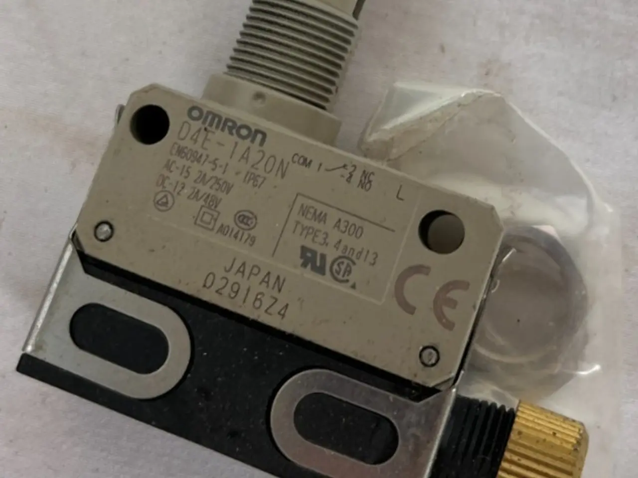 Billede 1 - Omron D4F-1A20N Compact endestopkontakt Roller