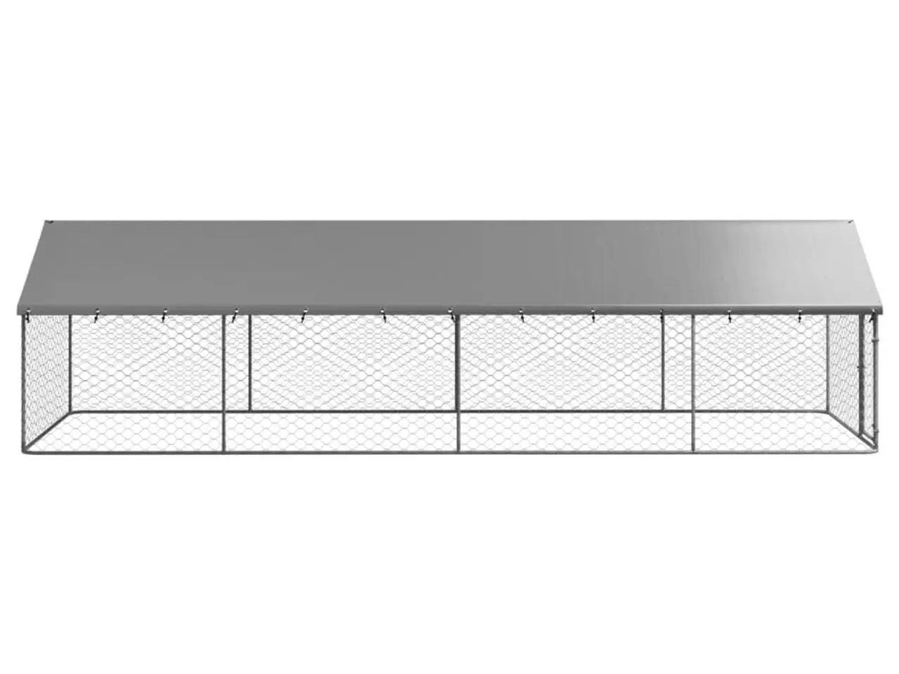 Billede 3 - Udendørs hundebur med tag - 600 x 200 x 150 cm