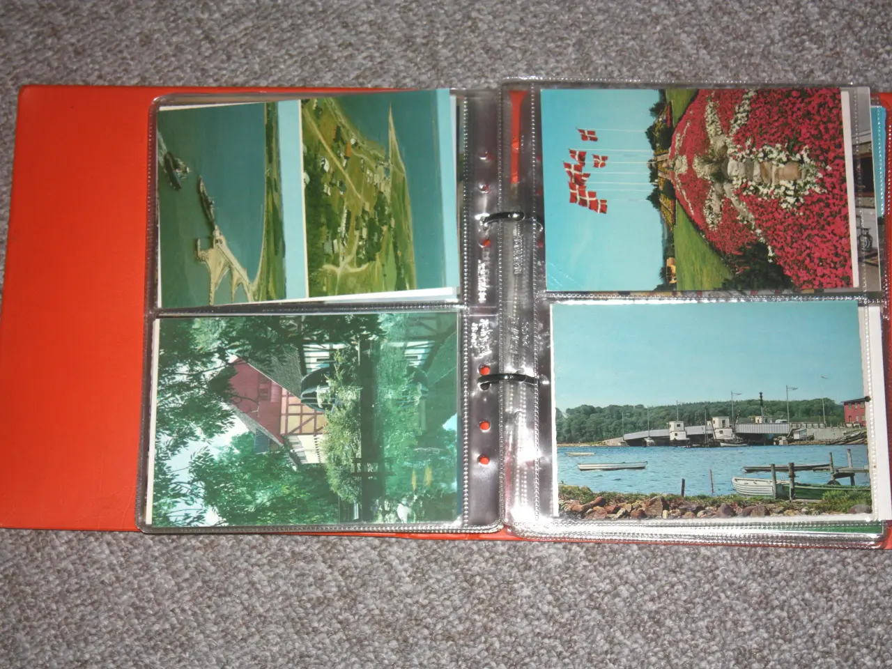 Billede 5 - Vintage album med 64 danske postkort