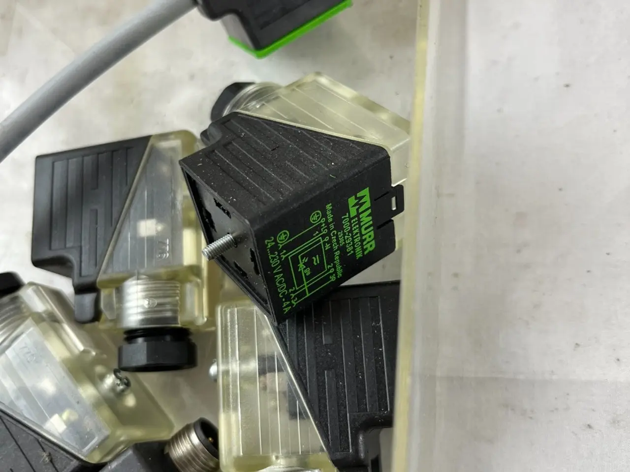 Billede 5 - Murr Elektronik ventil stik Plug DIN 43650 blandet