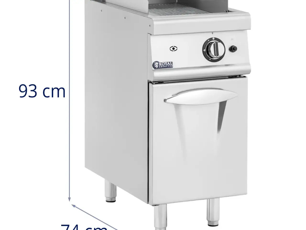 Billede 6 - Stegeplade gas – 6 kW – rillet – 50 til 300 °C