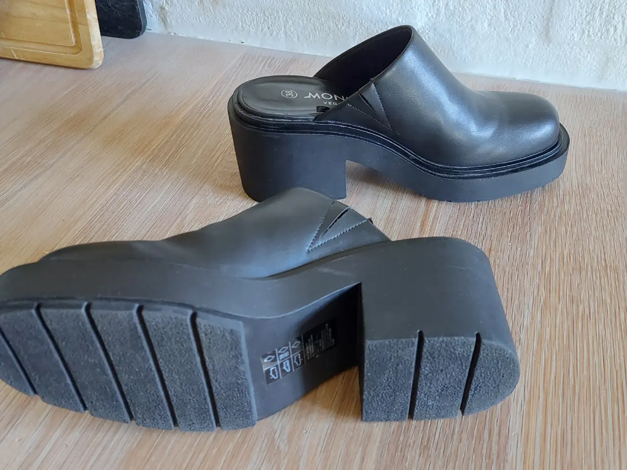Billede 3 - Mules, plateau, slip-in str. 38/39