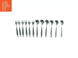 Bestiksæt (6 gafler og 6 skeer) fra Ukendt (str. L:20cm)