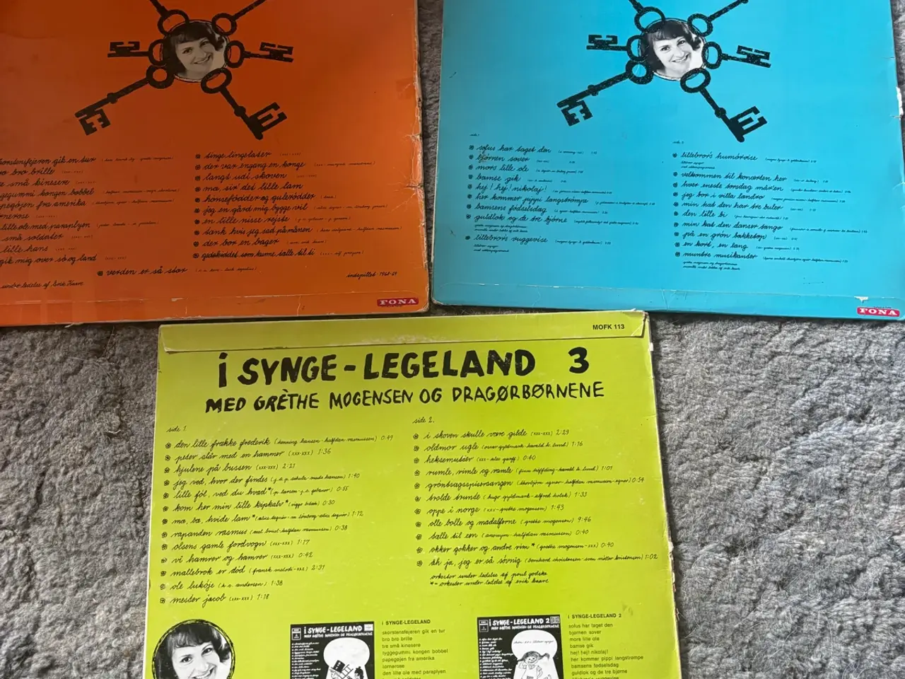 Billede 5 - 3 vintages vinyl plader synge i legeland