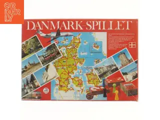 Danmark-spillet brætspil (str. 39x28 cm)