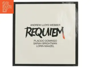 Andrew Lloyd Webber Requiem LP fra EMI Classics (str. 31,5x31 cm)