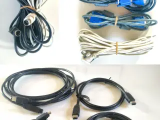 Kabler, audio kable, adapter, converter