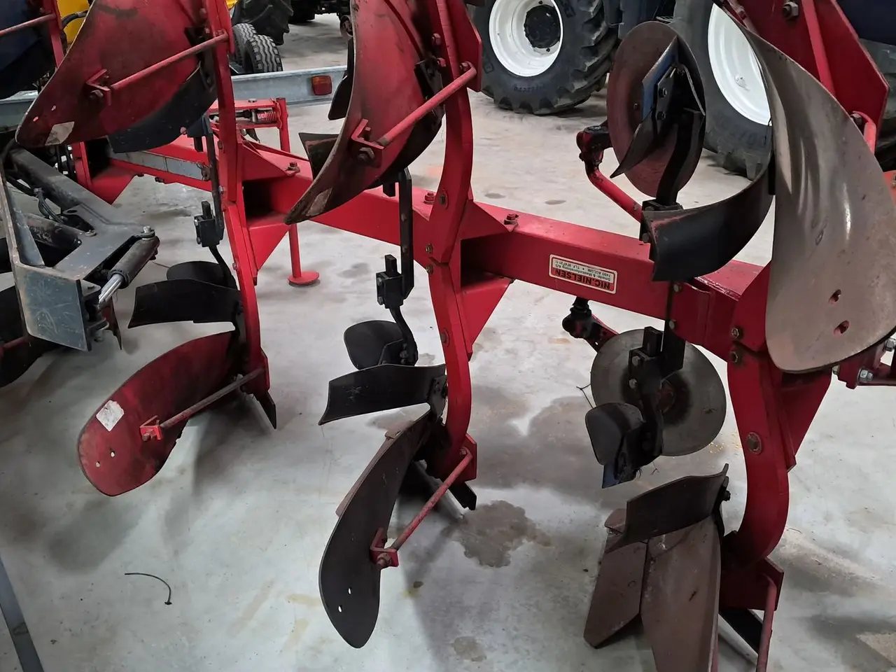 Billede 3 - Agrolux MRS 498 AX 4-furet vendbar plov med pakkerarm + pakker