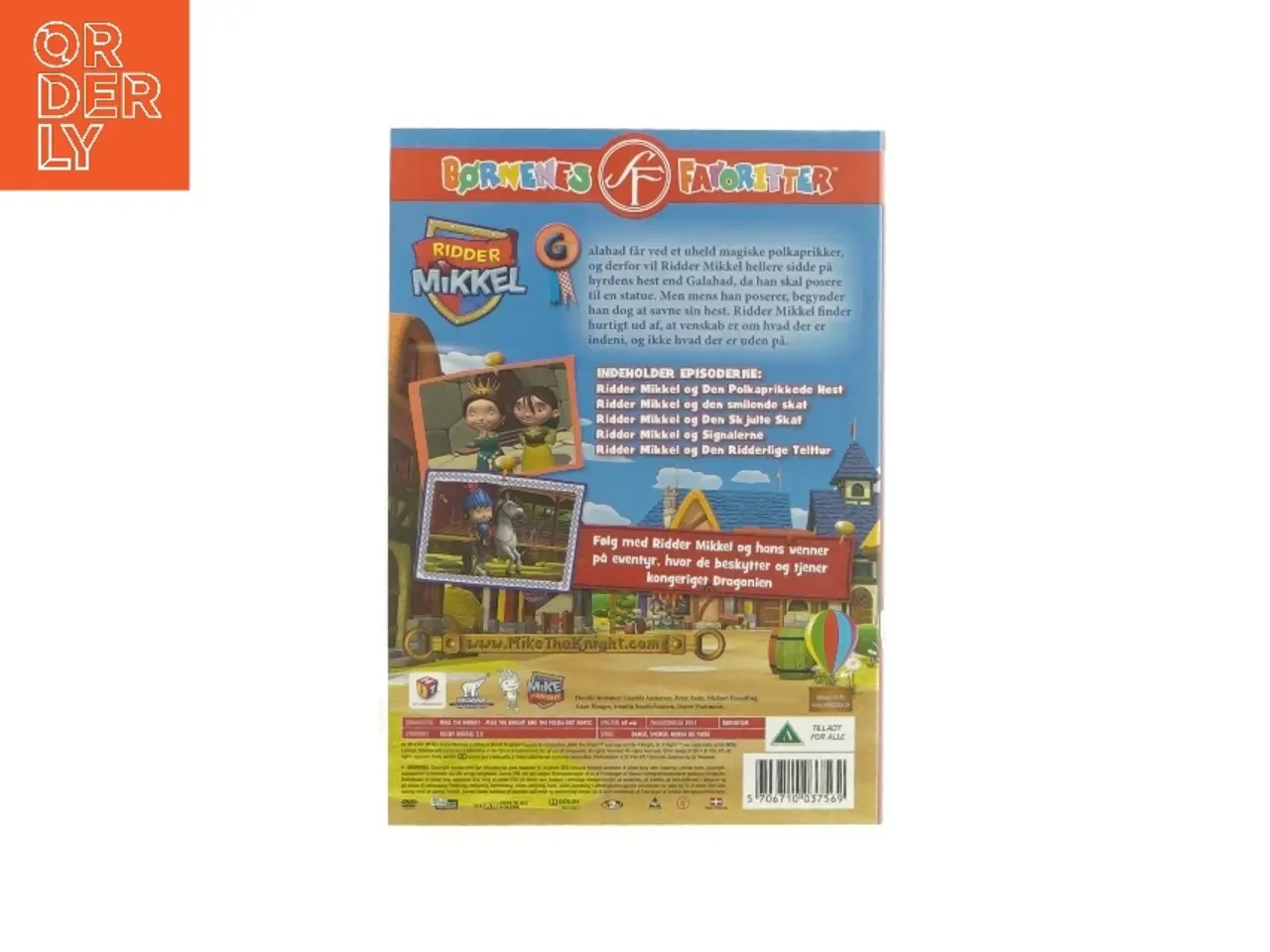Billede 2 - Ridder Mikkel - Den polkaprikkede hest (DVD)
