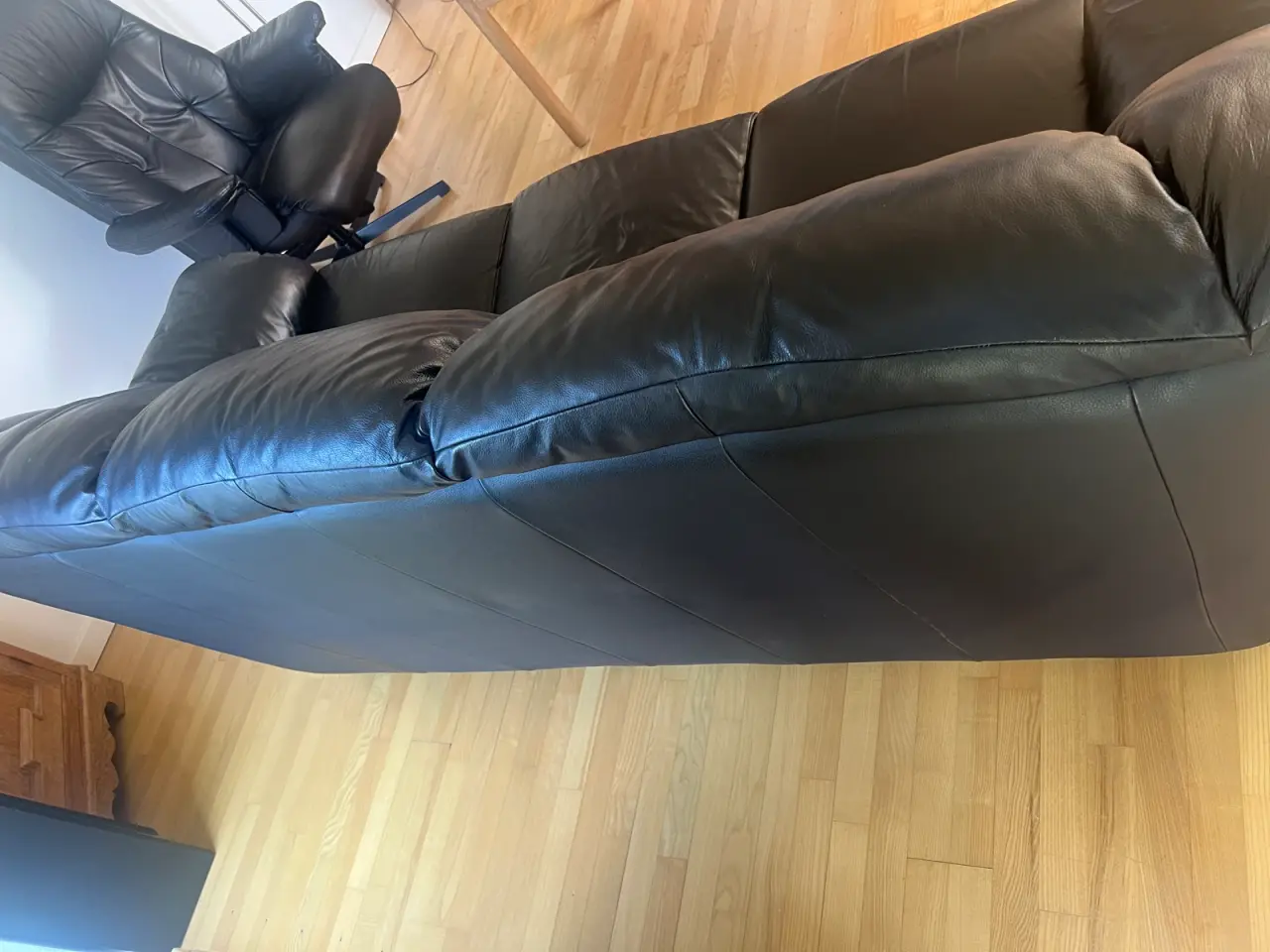 Billede 2 - 3 Pers lædersofa
