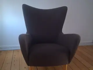 Elena lænestol med skammel