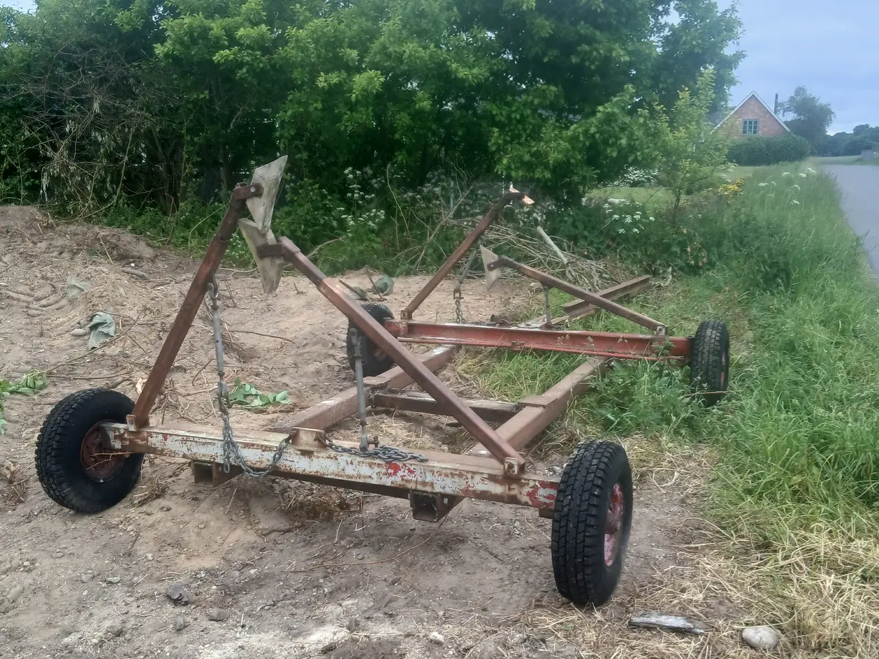 Billede 2 - Bådtrailer, ikke den smukkeste men den fungerer