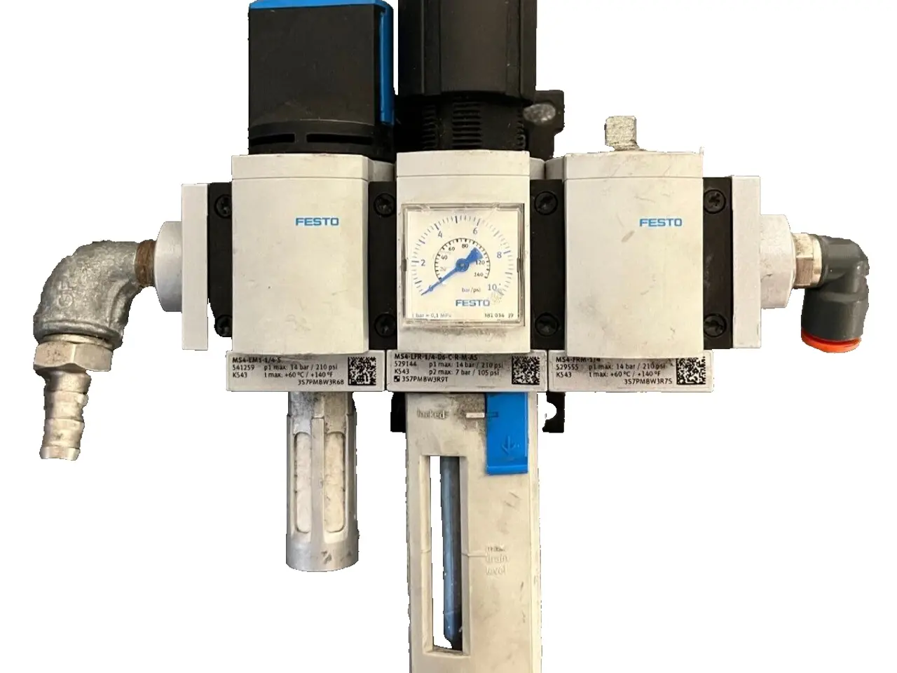 Billede 1 - FESTO MS4 Pneumatic Filter Regulator Unit Gauge