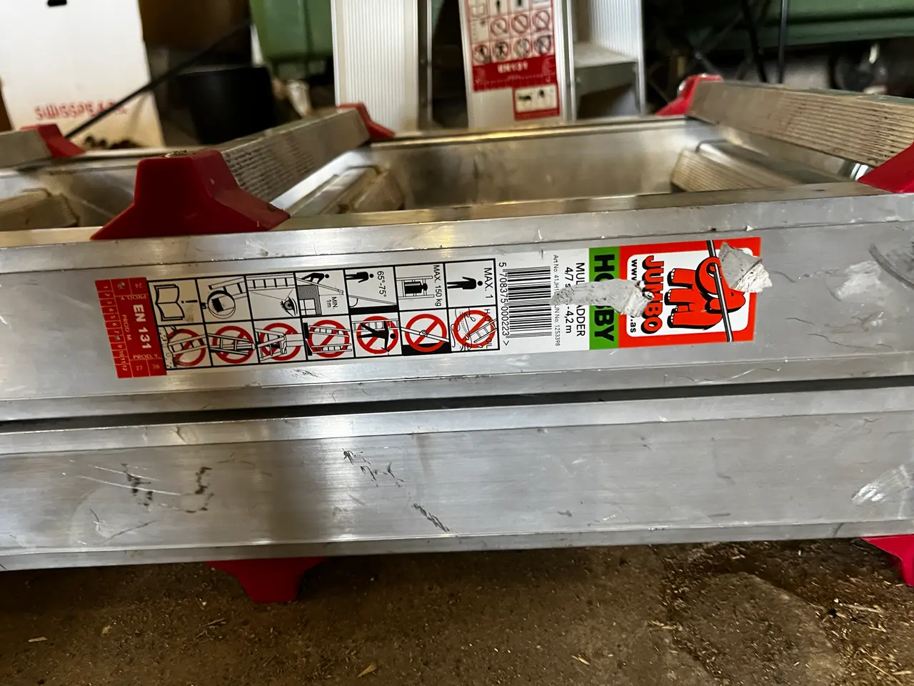 Billede 3 - Foldestige inkl. Trappestie JUMBO