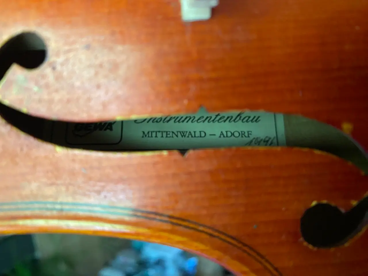 Billede 3 - 4/4 Violin REWA Instrumentenbau Mittenwald 1996