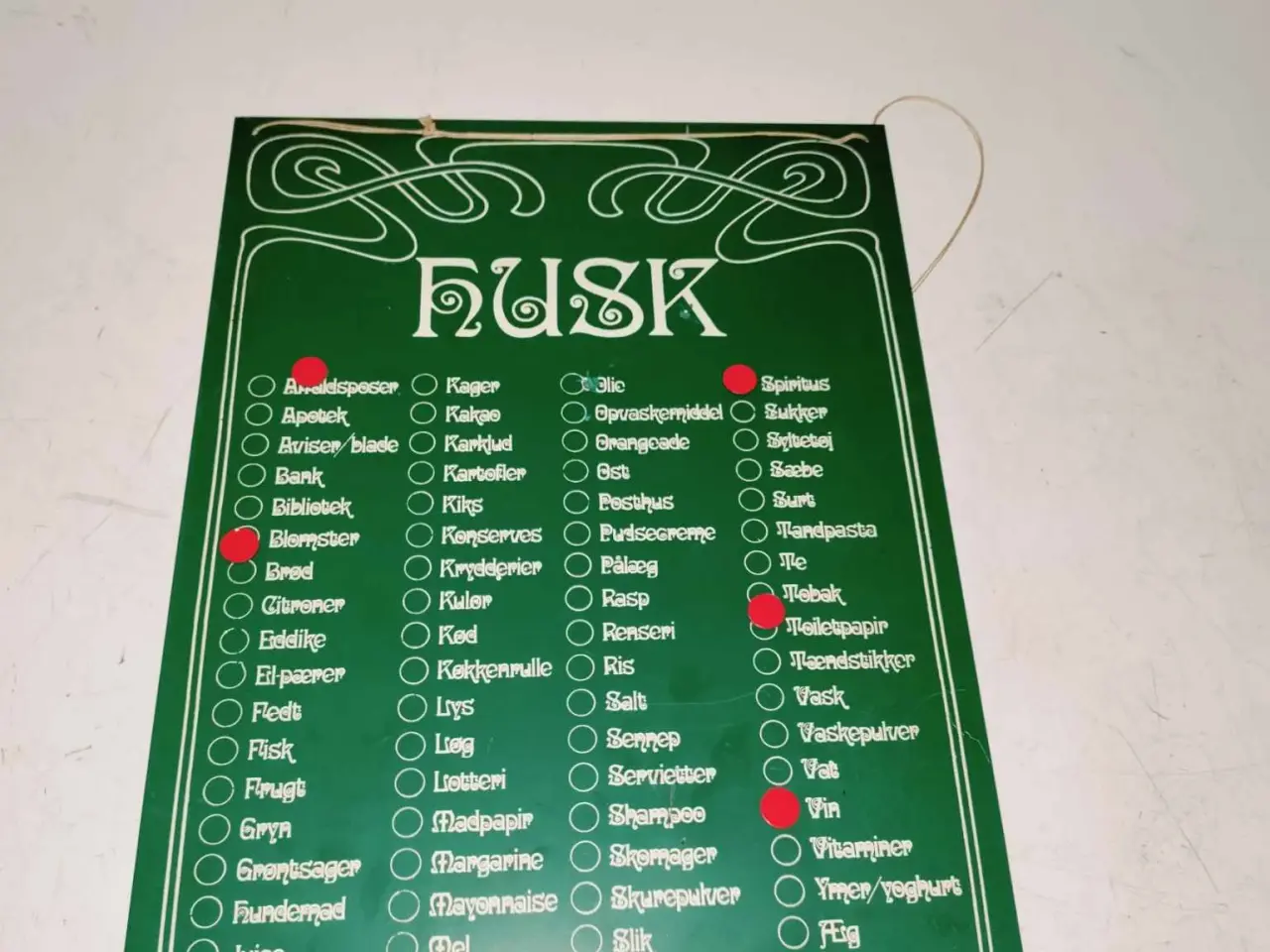 Billede 4 - fin gamle huske tavle