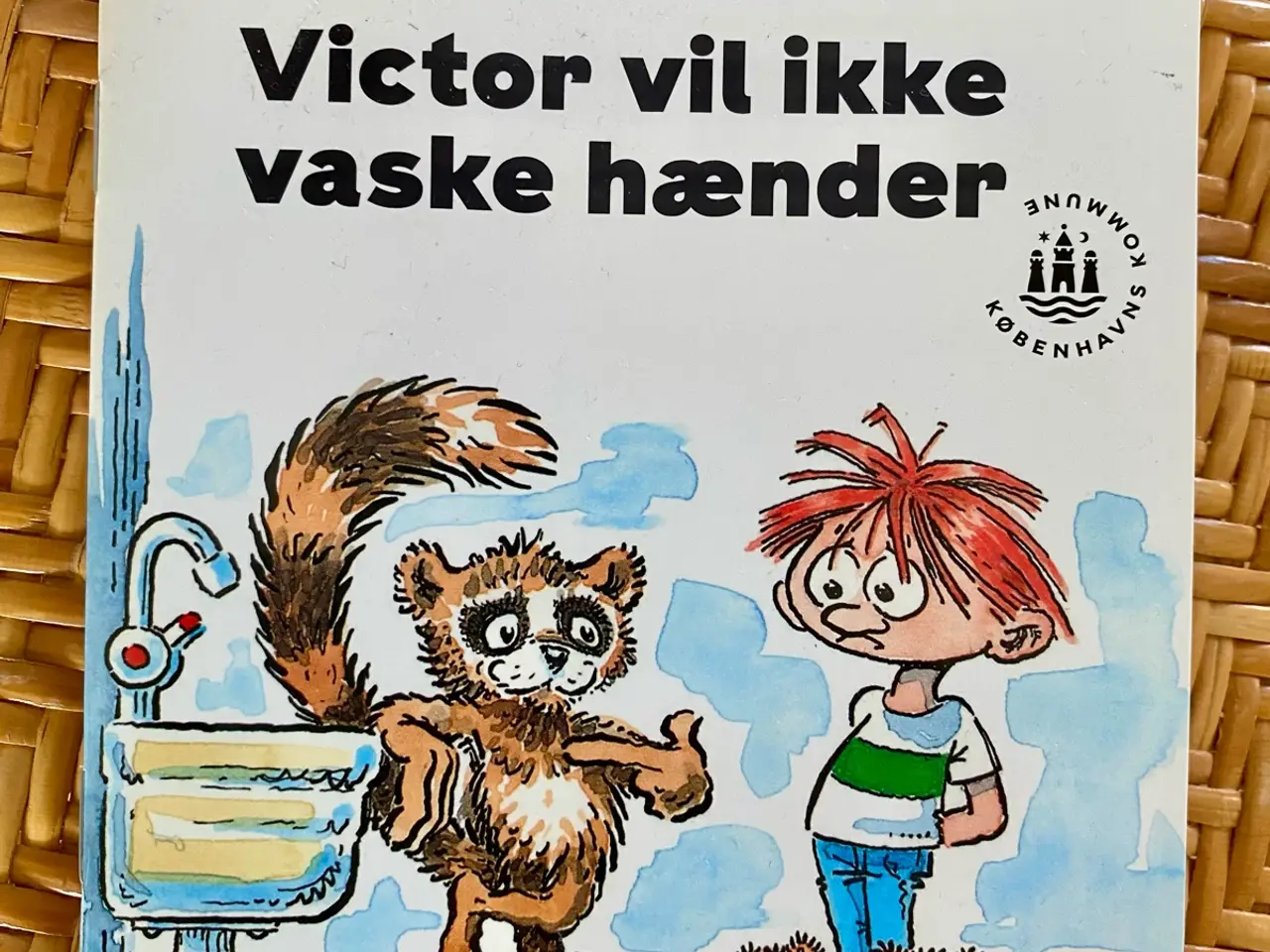 Billede 1 - Victor vil ikke vaske hænder. Børnebog