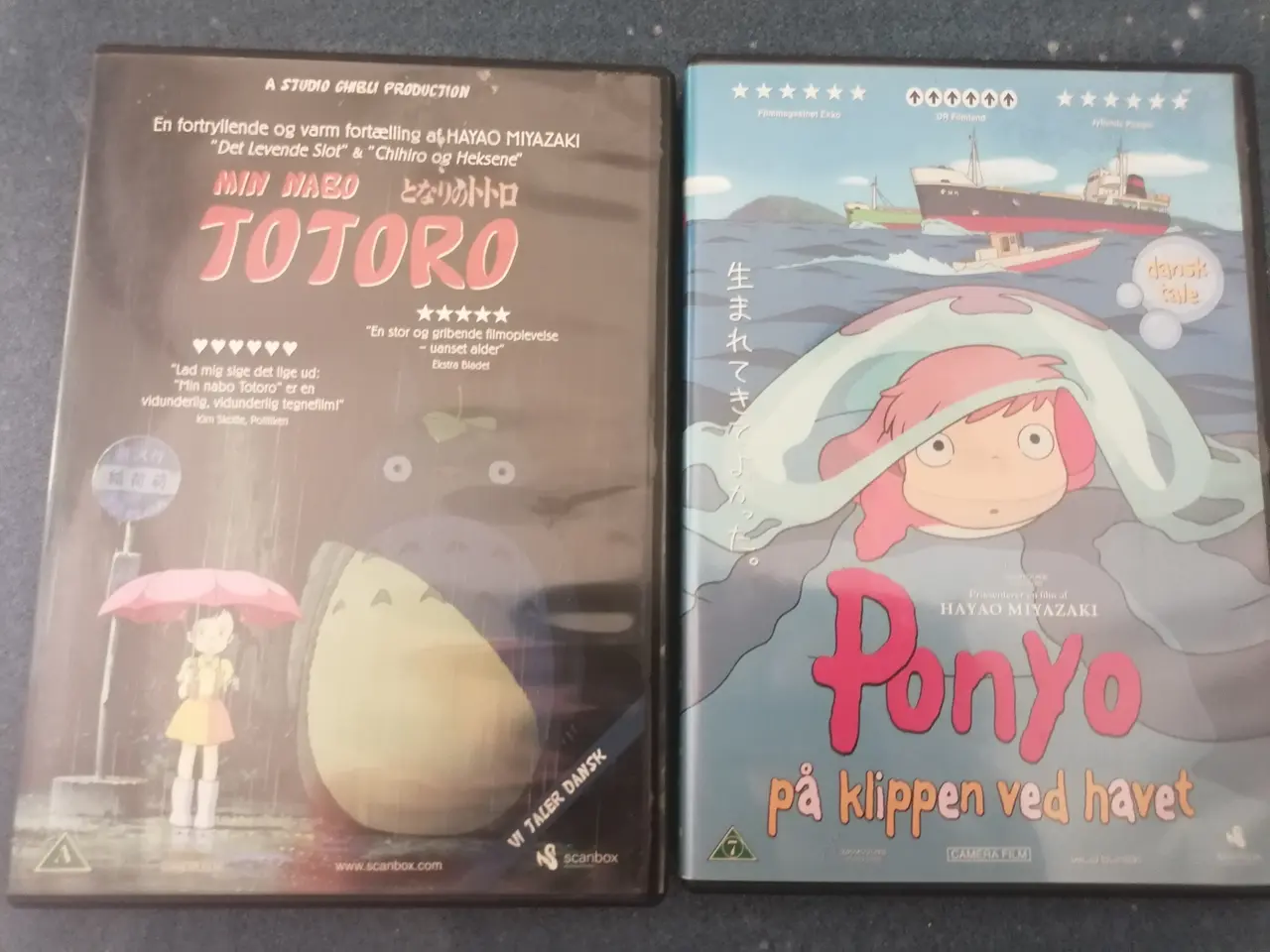 Billede 1 - Min Nabo Totoro og Ponyo På Klippen Ved Havet