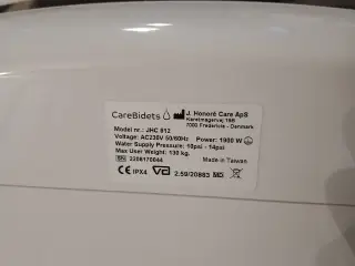Carebidets jhc 612