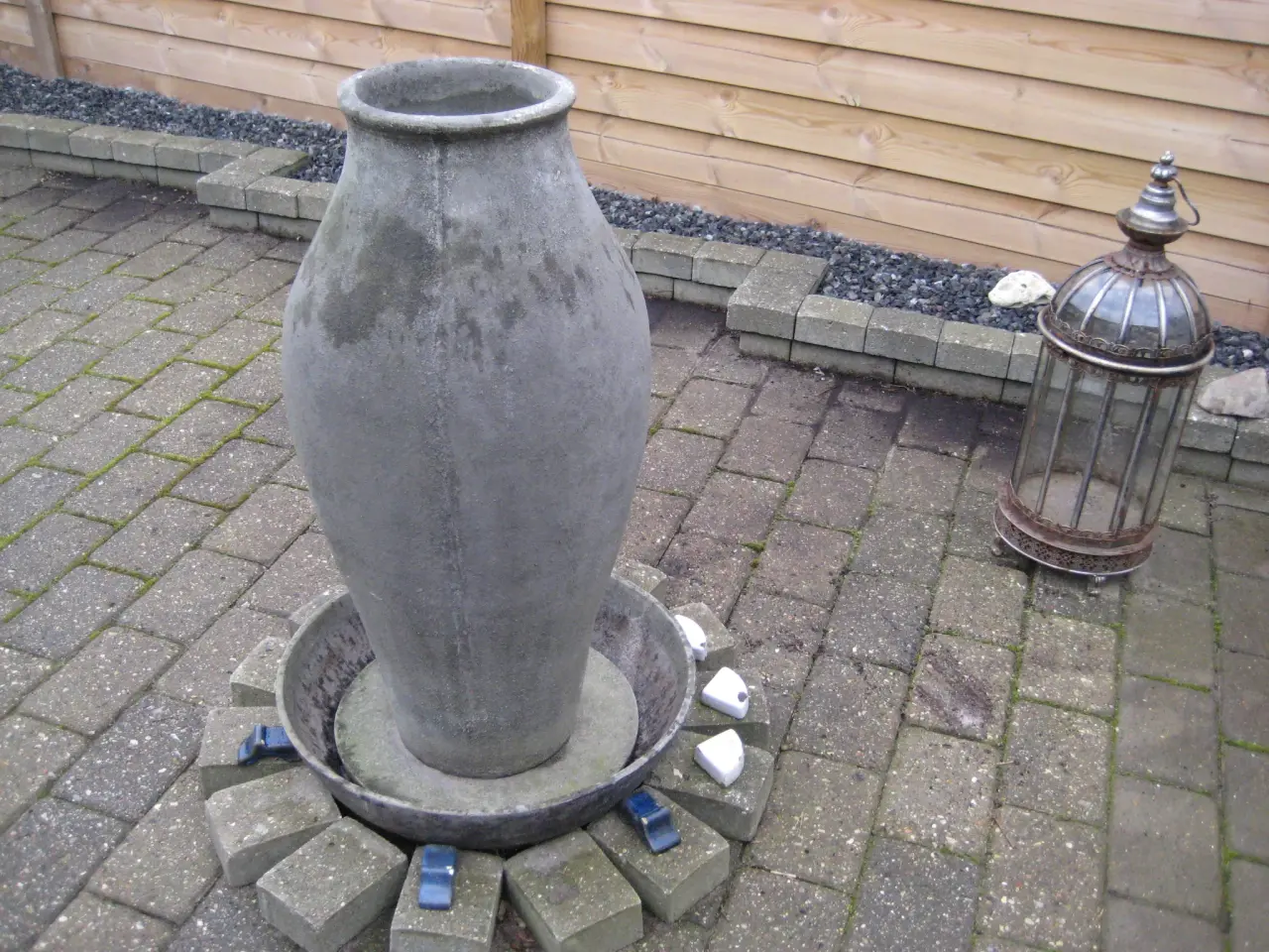 Billede 2 - vandsøjle i glasfiber . :: uden pumpe