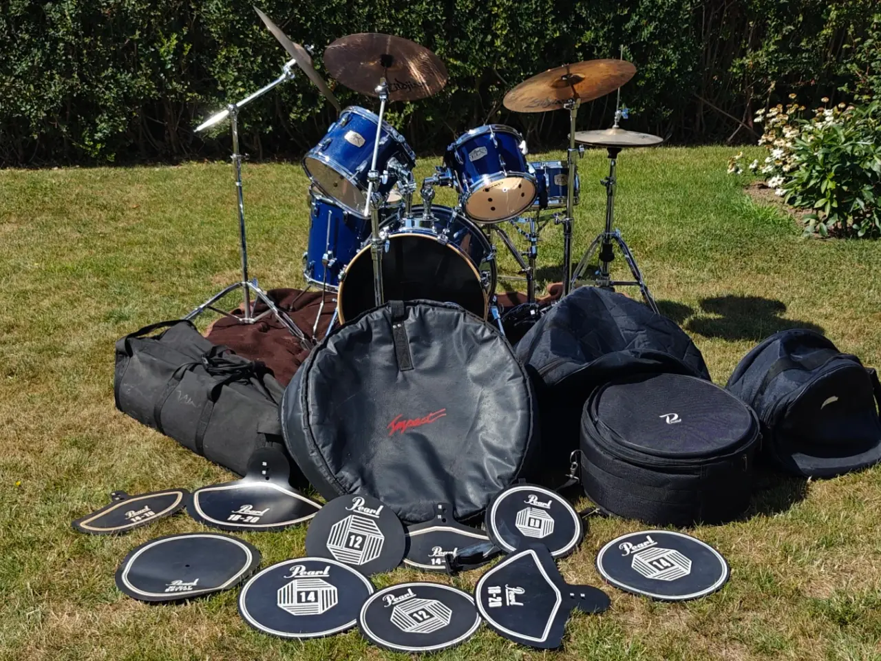 Billede 2 - Utrolig smukt Pearl ELX trommesæt sælges🥁