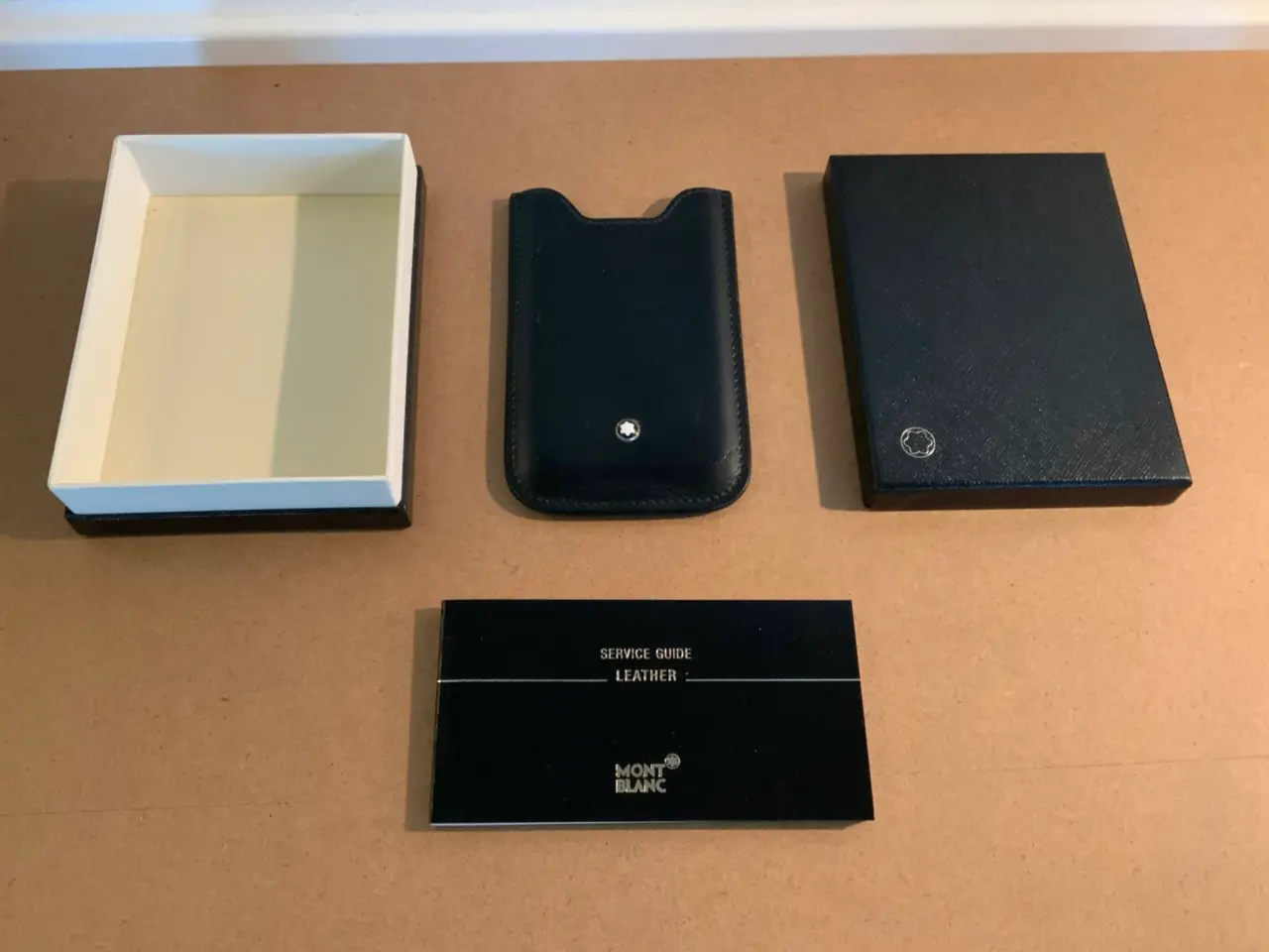 Billede 2 - Etui Montblanc Meisterstuck Black Leather holder