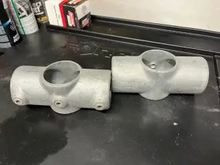 De originale, varmgalvaniserede rørfittings  