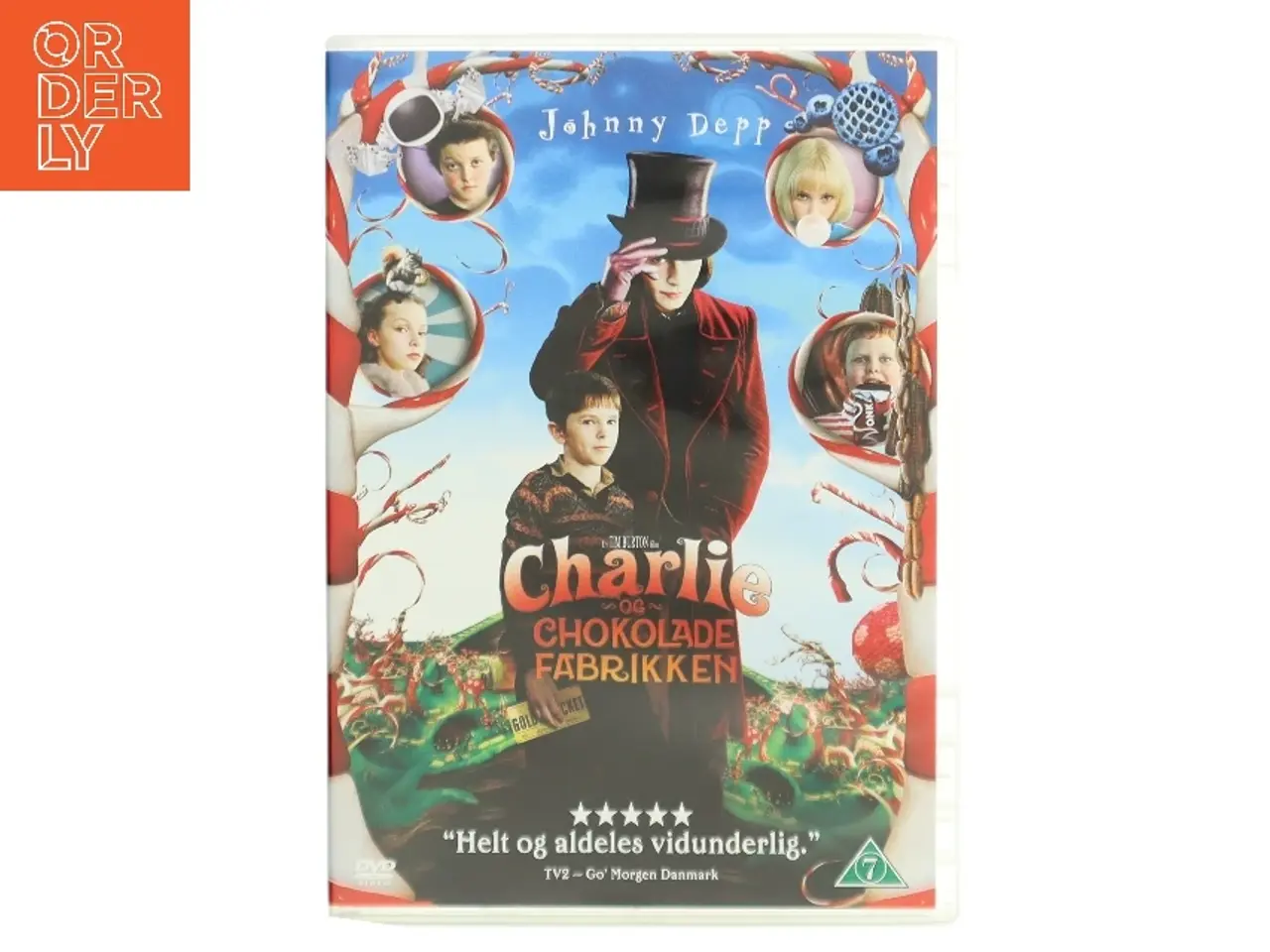 Billede 1 - Charlie og chokoladefabrikken med Johnny Depp (DVD)