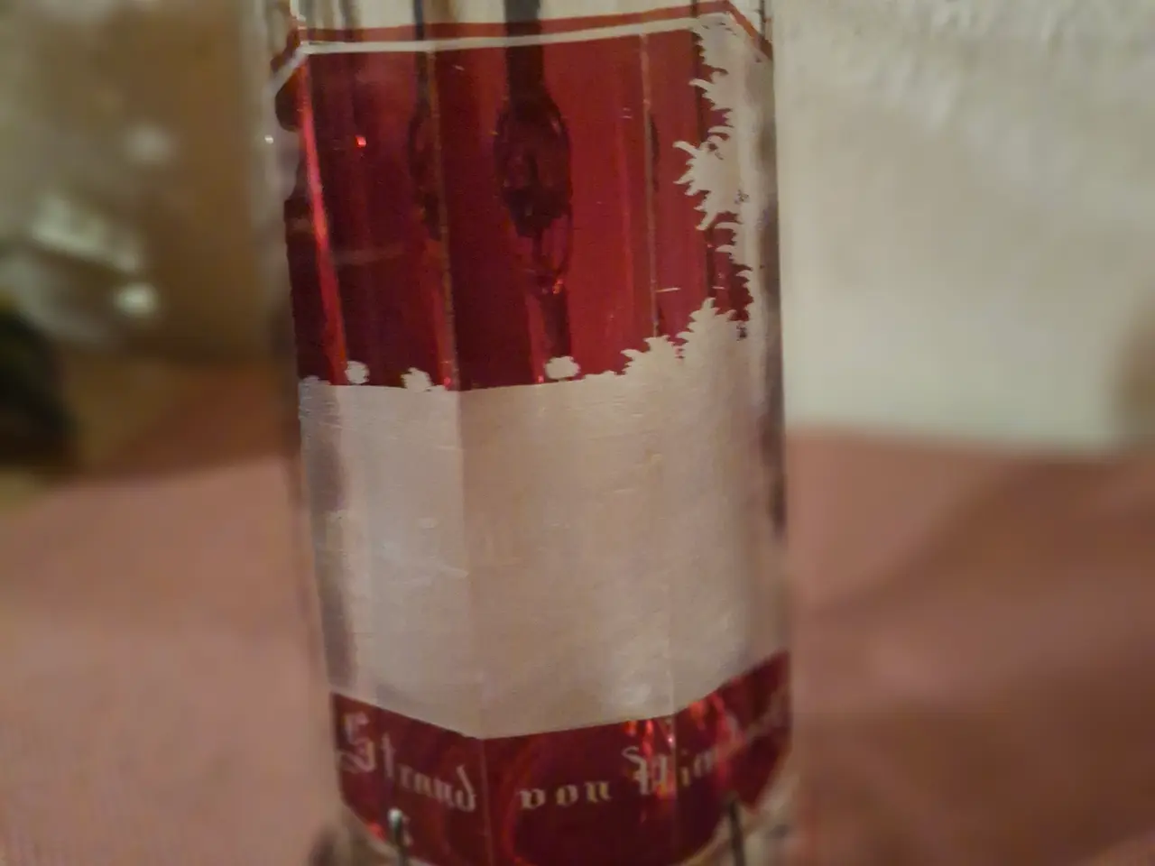 Billede 3 - Smukt gammelt øl glas.