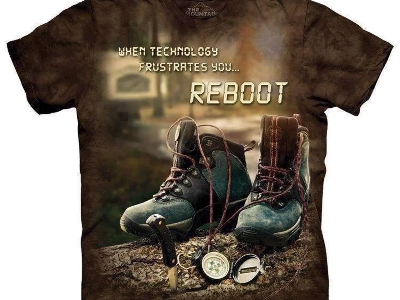 Billede 9 - The Mountain T-shirts i flere str. m/Outdoor Life