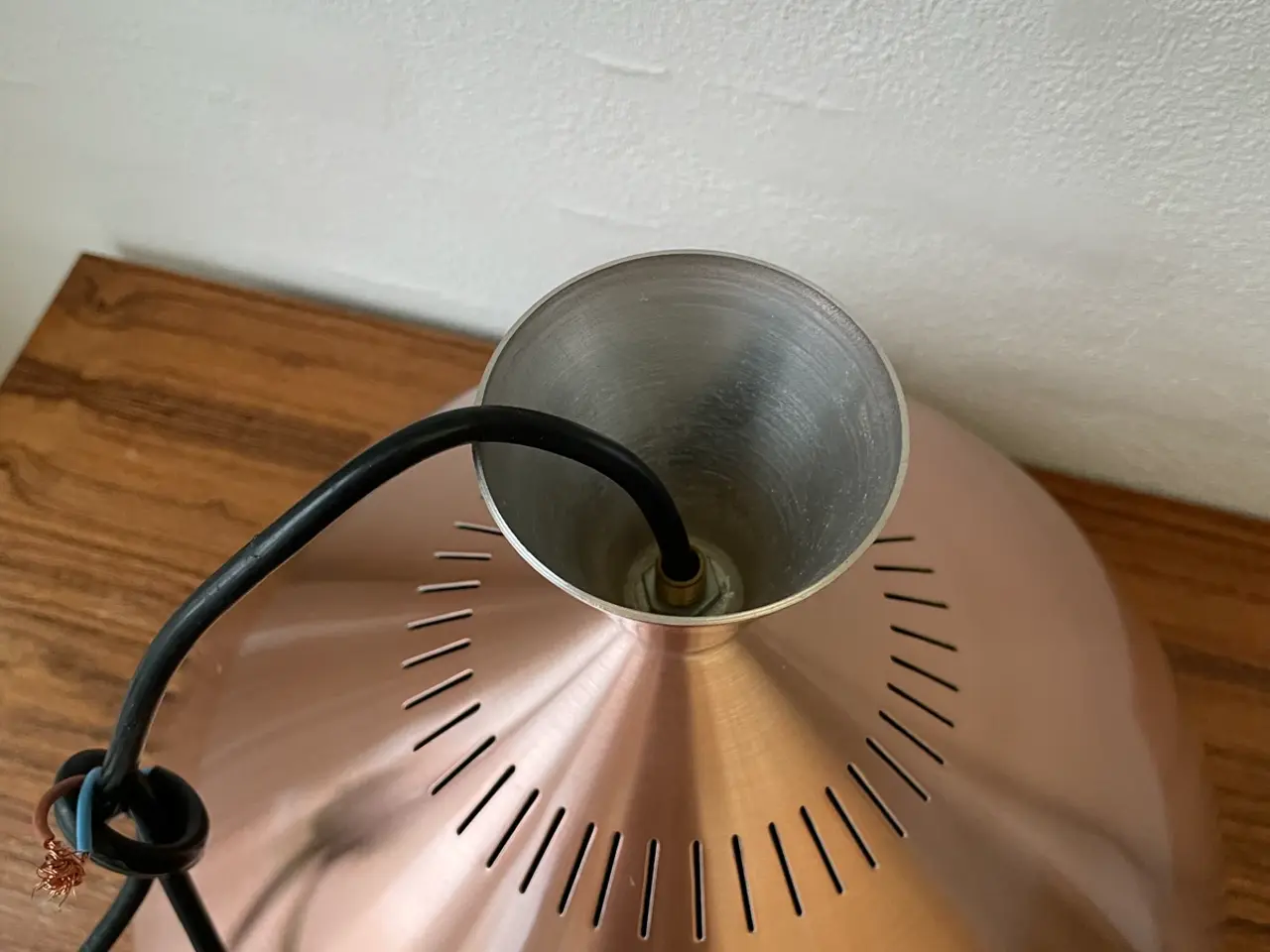 Billede 3 - Vintage kobber loftlampe