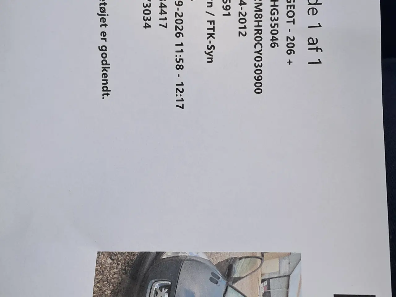 Billede 8 - Peugeot 206+ 1,4hdi
