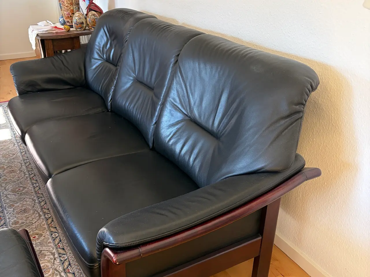 Billede 2 - Læder sofa god kvalitet