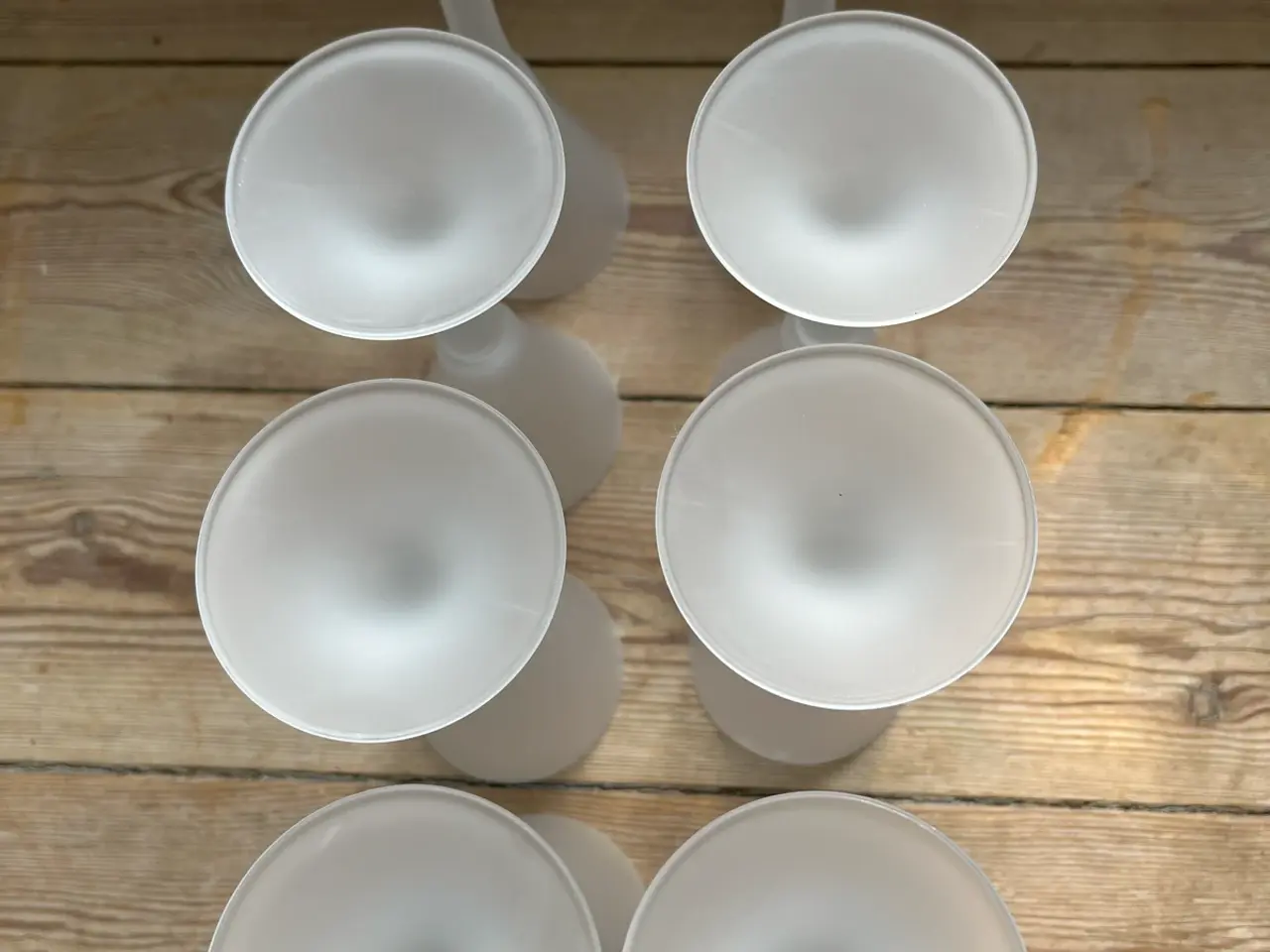 Billede 5 - Store hvide snapseglas